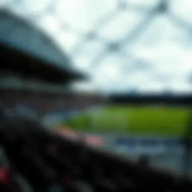 A Glimpse into the Historic Stadium of Stockport County FC The historic stadium of Stockport County FC during a match