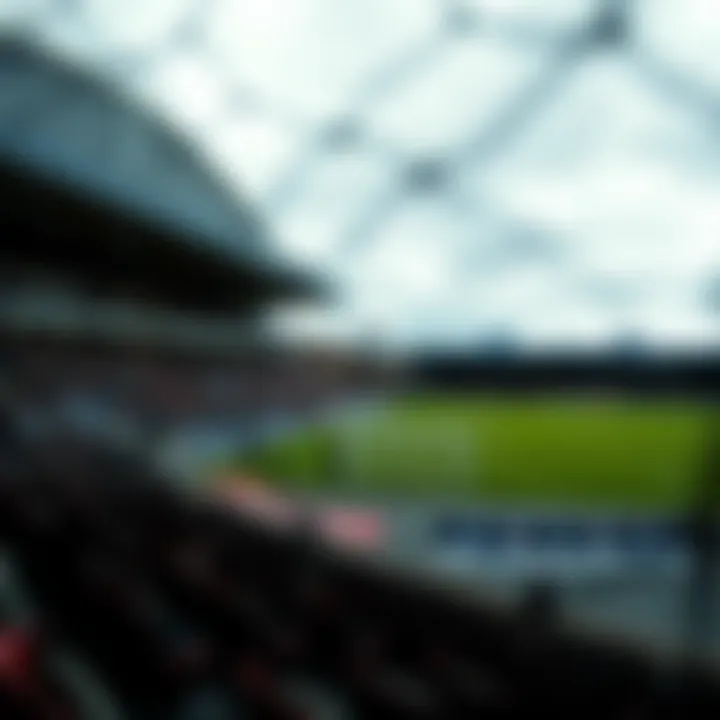 A Glimpse into the Historic Stadium of Stockport County FC The historic stadium of Stockport County FC during a match