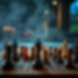 Understanding Betting Strategies A strategic board game setup representing betting strategies