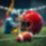 Illustration of American football betting types