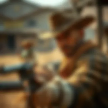 A captivating scene depicting the essence of Wild West Gold.