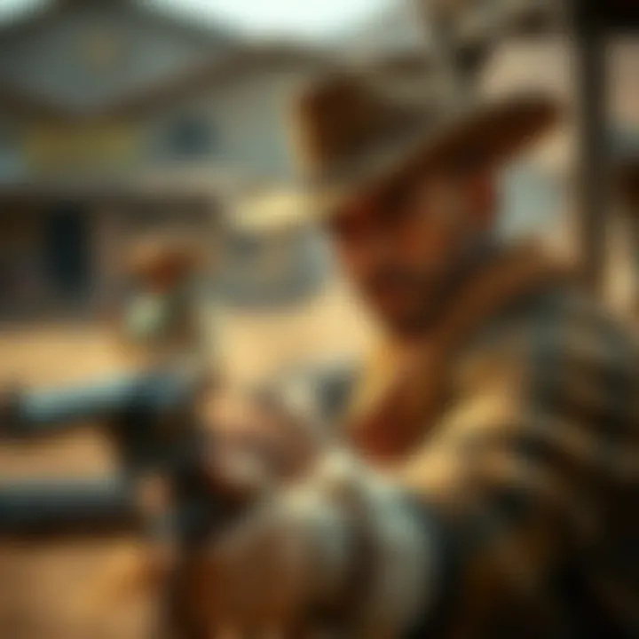 A captivating scene depicting the essence of Wild West Gold.