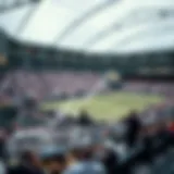 Graph illustrating betting odds trends at Wimbledon